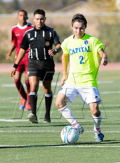 Thumbnail 1 in Capital Christian vs. Encina Prep (CIF SJS D6 Final) photogallery.
