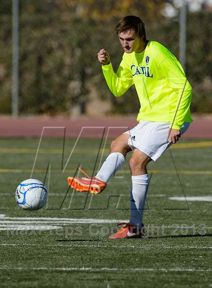Thumbnail 3 in Capital Christian vs. Encina Prep (CIF SJS D6 Final) photogallery.