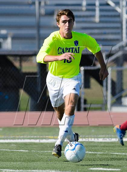Thumbnail 3 in Capital Christian vs. Encina Prep (CIF SJS D6 Final) photogallery.
