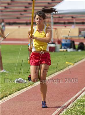 Thumbnail 3 in CIF SJS D1 Championships (Girls Pole Vault) photogallery.