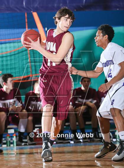 Thumbnail 2 in New Rochelle vs Iona Prep (Hoops for a Cure Showcase) photogallery.