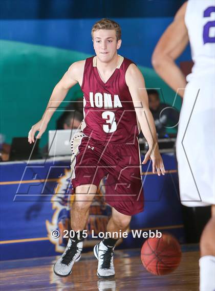 Thumbnail 2 in New Rochelle vs Iona Prep (Hoops for a Cure Showcase) photogallery.