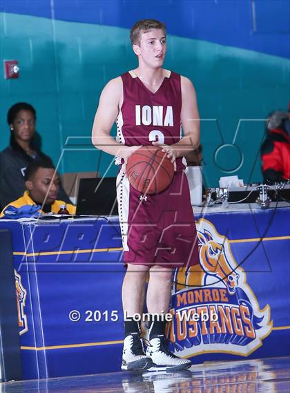 Thumbnail 1 in New Rochelle vs Iona Prep (Hoops for a Cure Showcase) photogallery.