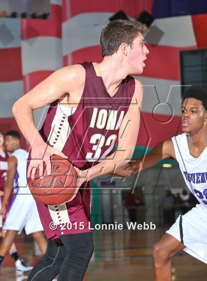 Thumbnail 1 in New Rochelle vs Iona Prep (Hoops for a Cure Showcase) photogallery.