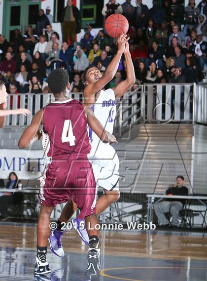 Thumbnail 1 in New Rochelle vs Iona Prep (Hoops for a Cure Showcase) photogallery.