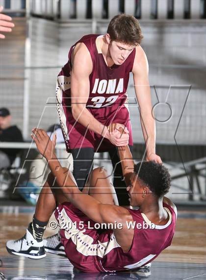 Thumbnail 3 in New Rochelle vs Iona Prep (Hoops for a Cure Showcase) photogallery.