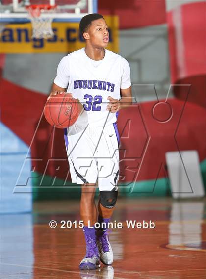 Thumbnail 1 in New Rochelle vs Iona Prep (Hoops for a Cure Showcase) photogallery.