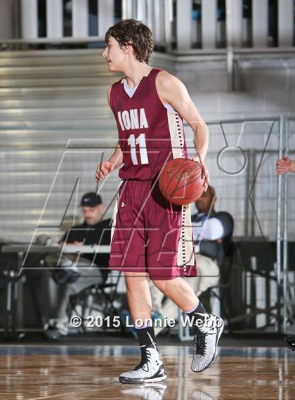 Thumbnail 3 in New Rochelle vs Iona Prep (Hoops for a Cure Showcase) photogallery.
