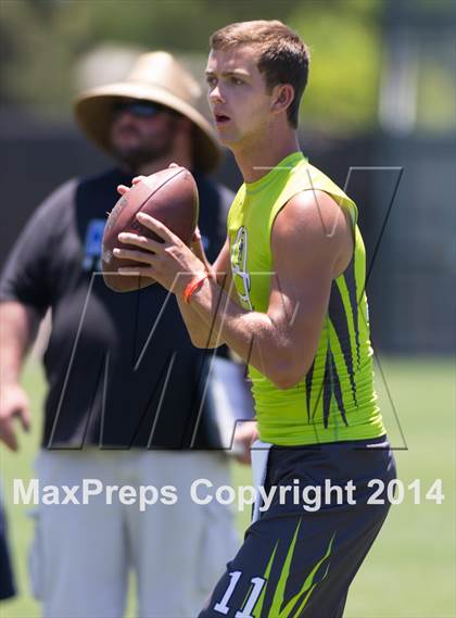 Thumbnail 2 in San Marcos vs. Great Oak (SDSU Passing Tournament) photogallery.