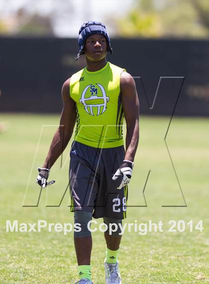 Thumbnail 1 in San Marcos vs. Great Oak (SDSU Passing Tournament) photogallery.