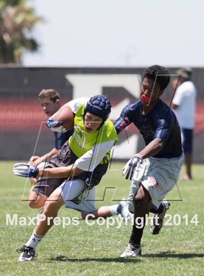 Thumbnail 1 in San Marcos vs. Great Oak (SDSU Passing Tournament) photogallery.
