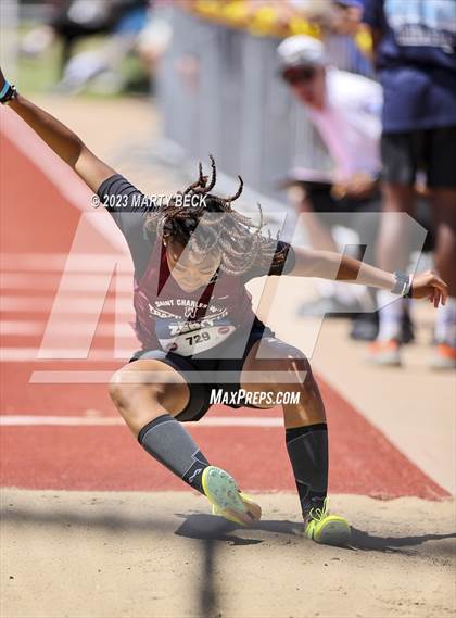 Thumbnail 3 in Class 3 Triple Jump (MSHSAA State Championship) photogallery.
