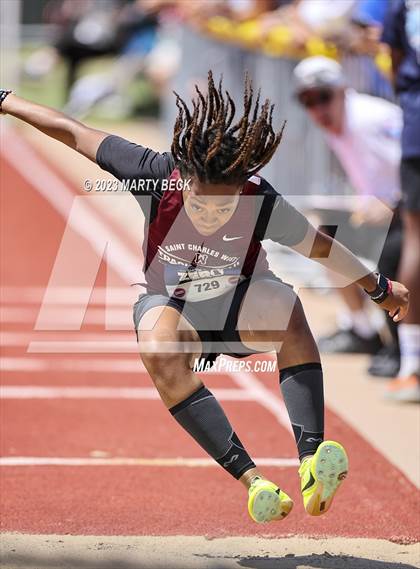 Thumbnail 2 in Class 3 Triple Jump (MSHSAA State Championship) photogallery.
