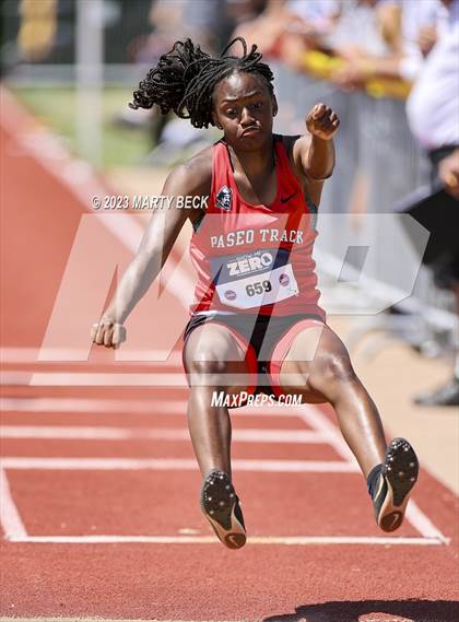 Thumbnail 1 in Class 3 Triple Jump (MSHSAA State Championship) photogallery.