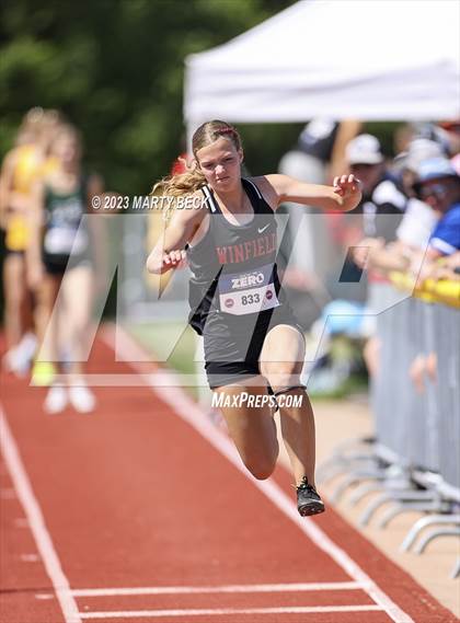 Thumbnail 3 in Class 3 Triple Jump (MSHSAA State Championship) photogallery.