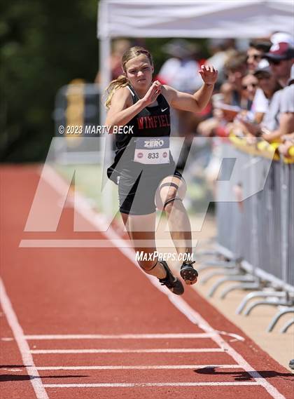 Thumbnail 1 in Class 3 Triple Jump (MSHSAA State Championship) photogallery.
