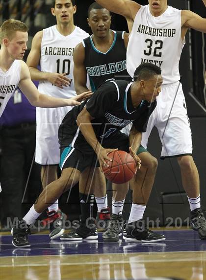Thumbnail 3 in Archbishop Mitty vs. Sheldon (CIF NorCal Regional Open Division Final) photogallery.
