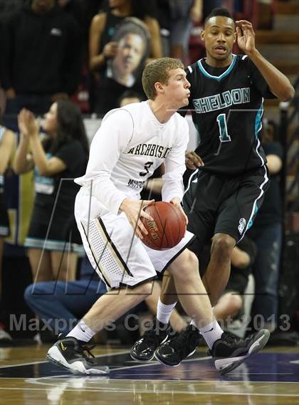 Thumbnail 2 in Archbishop Mitty vs. Sheldon (CIF NorCal Regional Open Division Final) photogallery.