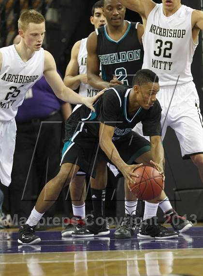 Thumbnail 2 in Archbishop Mitty vs. Sheldon (CIF NorCal Regional Open Division Final) photogallery.