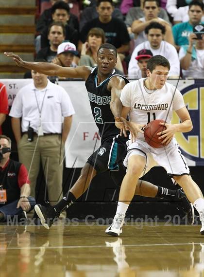 Thumbnail 1 in Archbishop Mitty vs. Sheldon (CIF NorCal Regional Open Division Final) photogallery.