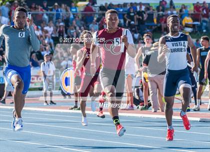 Thumbnail 3 in CIF State Track and Field Championships (Boys Track Events Prelims) photogallery.