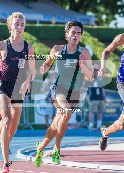 Thumbnail 2 in CIF State Track and Field Championships (Boys Track Events Prelims) photogallery.