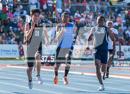 Thumbnail 1 in CIF State Track and Field Championships (Boys Track Events Prelims) photogallery.
