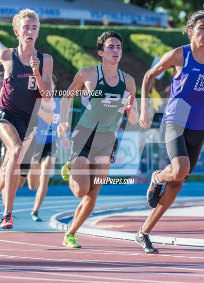 Thumbnail 1 in CIF State Track and Field Championships (Boys Track Events Prelims) photogallery.