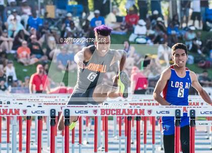 Thumbnail 1 in CIF State Track and Field Championships (Boys Track Events Prelims) photogallery.