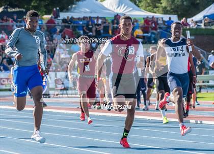 Thumbnail 1 in CIF State Track and Field Championships (Boys Track Events Prelims) photogallery.