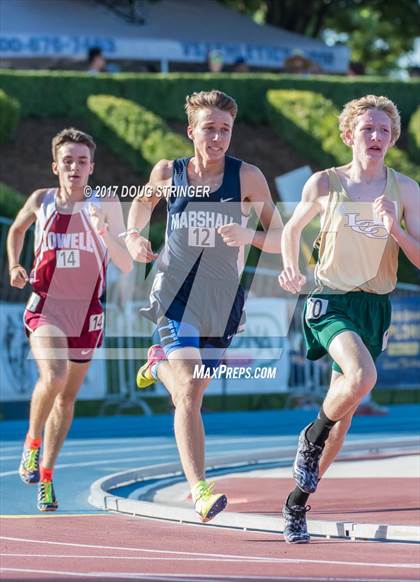 Thumbnail 1 in CIF State Track and Field Championships (Boys Track Events Prelims) photogallery.