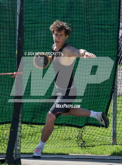 Thumbnail 1 in CHSAA Track and Field 2A Championships (Boys Discus) photogallery.