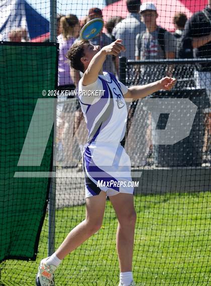 Thumbnail 1 in CHSAA Track and Field 2A Championships (Boys Discus) photogallery.