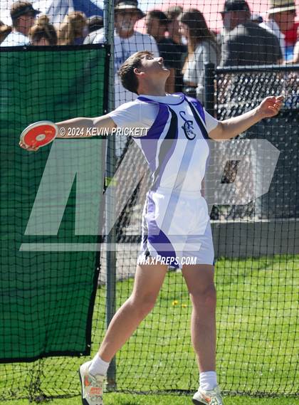 Thumbnail 1 in CHSAA Track and Field 2A Championships (Boys Discus) photogallery.