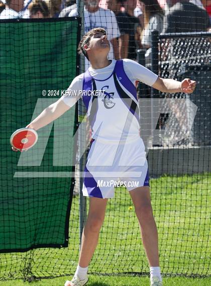 Thumbnail 3 in CHSAA Track and Field 2A Championships (Boys Discus) photogallery.