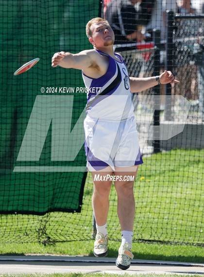 Thumbnail 3 in CHSAA Track and Field 2A Championships (Boys Discus) photogallery.