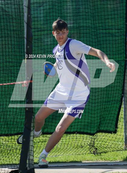 Thumbnail 2 in CHSAA Track and Field 2A Championships (Boys Discus) photogallery.
