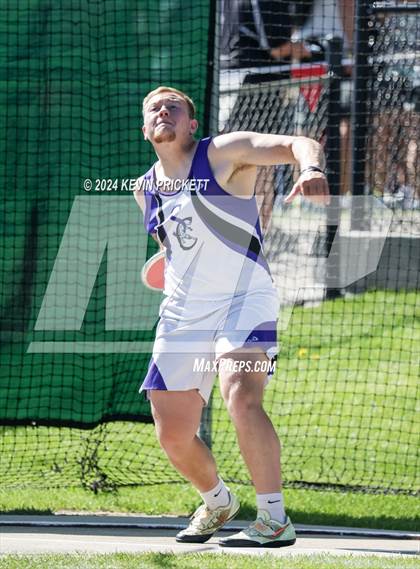 Thumbnail 1 in CHSAA Track and Field 2A Championships (Boys Discus) photogallery.