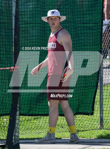 Thumbnail 2 in CHSAA Track and Field 2A Championships (Boys Discus) photogallery.