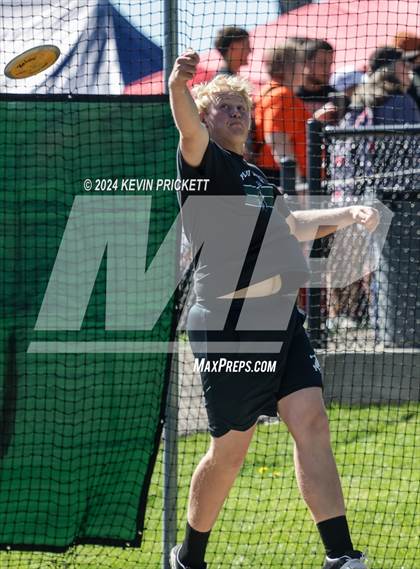Thumbnail 1 in CHSAA Track and Field 2A Championships (Boys Discus) photogallery.