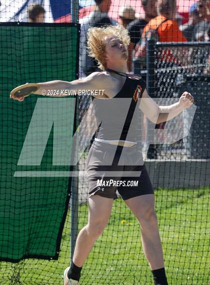 Thumbnail 2 in CHSAA Track and Field 2A Championships (Boys Discus) photogallery.