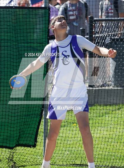 Thumbnail 2 in CHSAA Track and Field 2A Championships (Boys Discus) photogallery.
