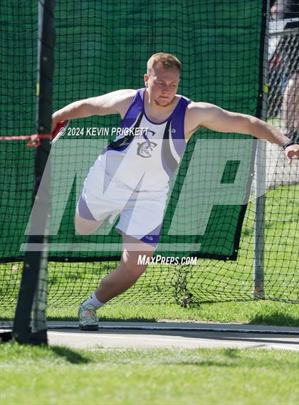 Thumbnail 1 in CHSAA Track and Field 2A Championships (Boys Discus) photogallery.