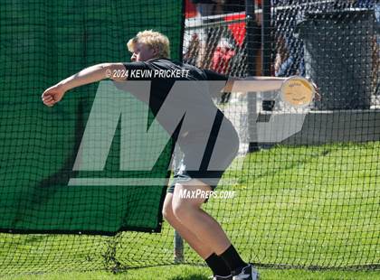 Thumbnail 2 in CHSAA Track and Field 2A Championships (Boys Discus) photogallery.