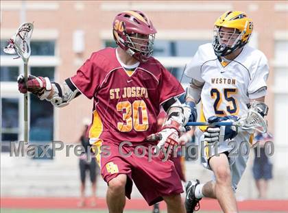 Thumbnail 2 in Weston vs St. Joseph (CIAC Class S Final) photogallery.