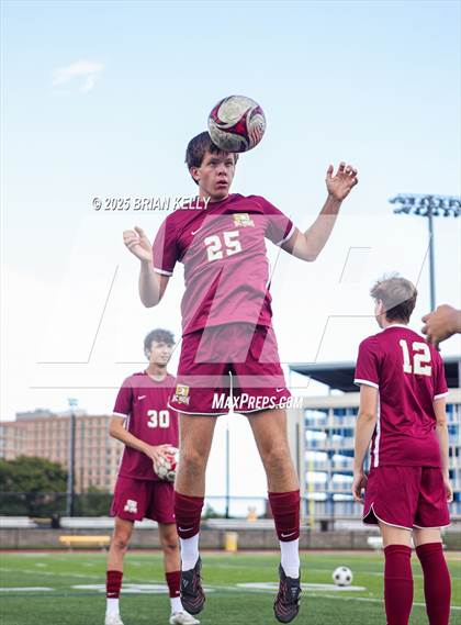 Thumbnail 1 in Natick @ Boston College High (Scrimmage) photogallery.
