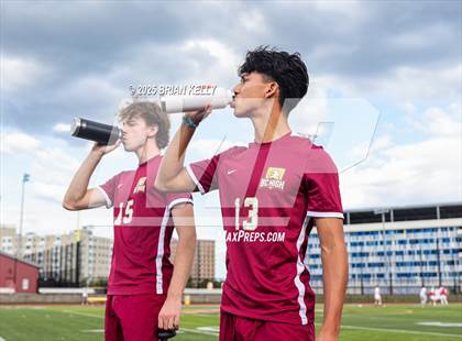 Thumbnail 1 in Natick @ Boston College High (Scrimmage) photogallery.