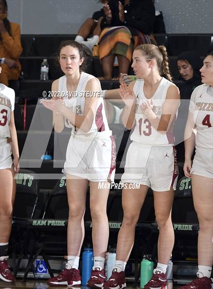 Thumbnail 3 in Incarnate Word Academy vs. Mission Hills (St. Mary's Stockton MLK Showcase) photogallery.