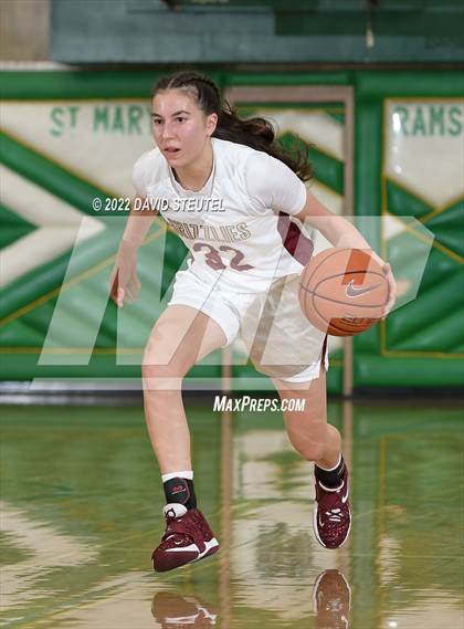 Thumbnail 2 in Incarnate Word Academy vs. Mission Hills (St. Mary's Stockton MLK Showcase) photogallery.