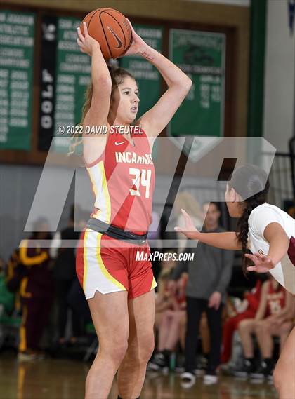 Thumbnail 1 in Incarnate Word Academy vs. Mission Hills (St. Mary's Stockton MLK Showcase) photogallery.
